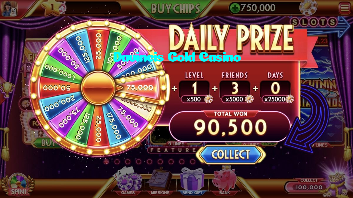 Davincis Gold Casino casino presented on mobile device in Pakistan with slots and live games